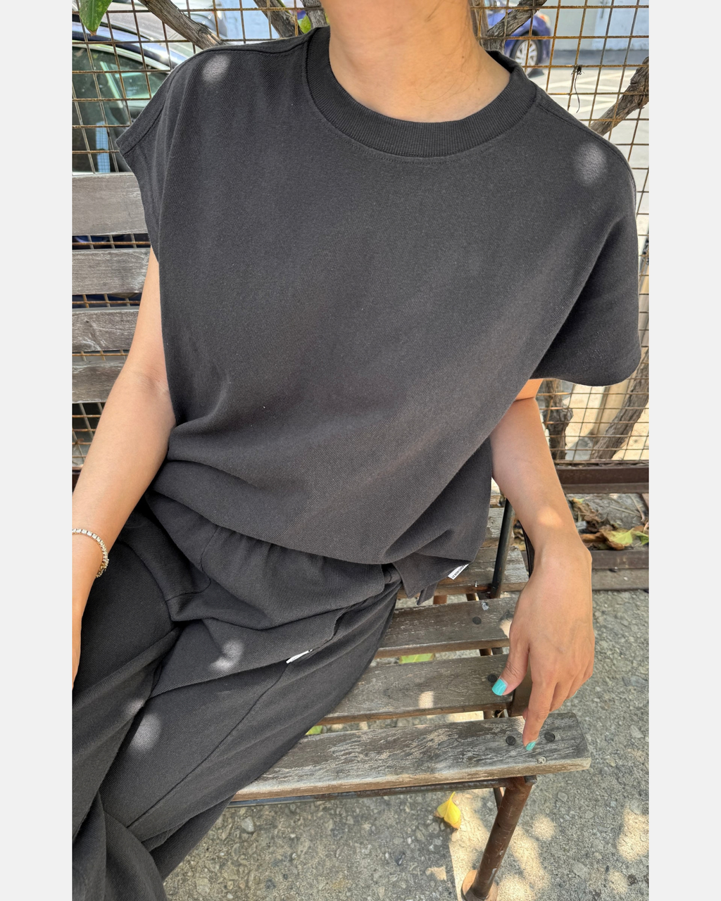 Le Bon Shoppe Jeanne Tee Dark Slate