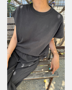 Le Bon Shoppe Jeanne Tee Dark Slate