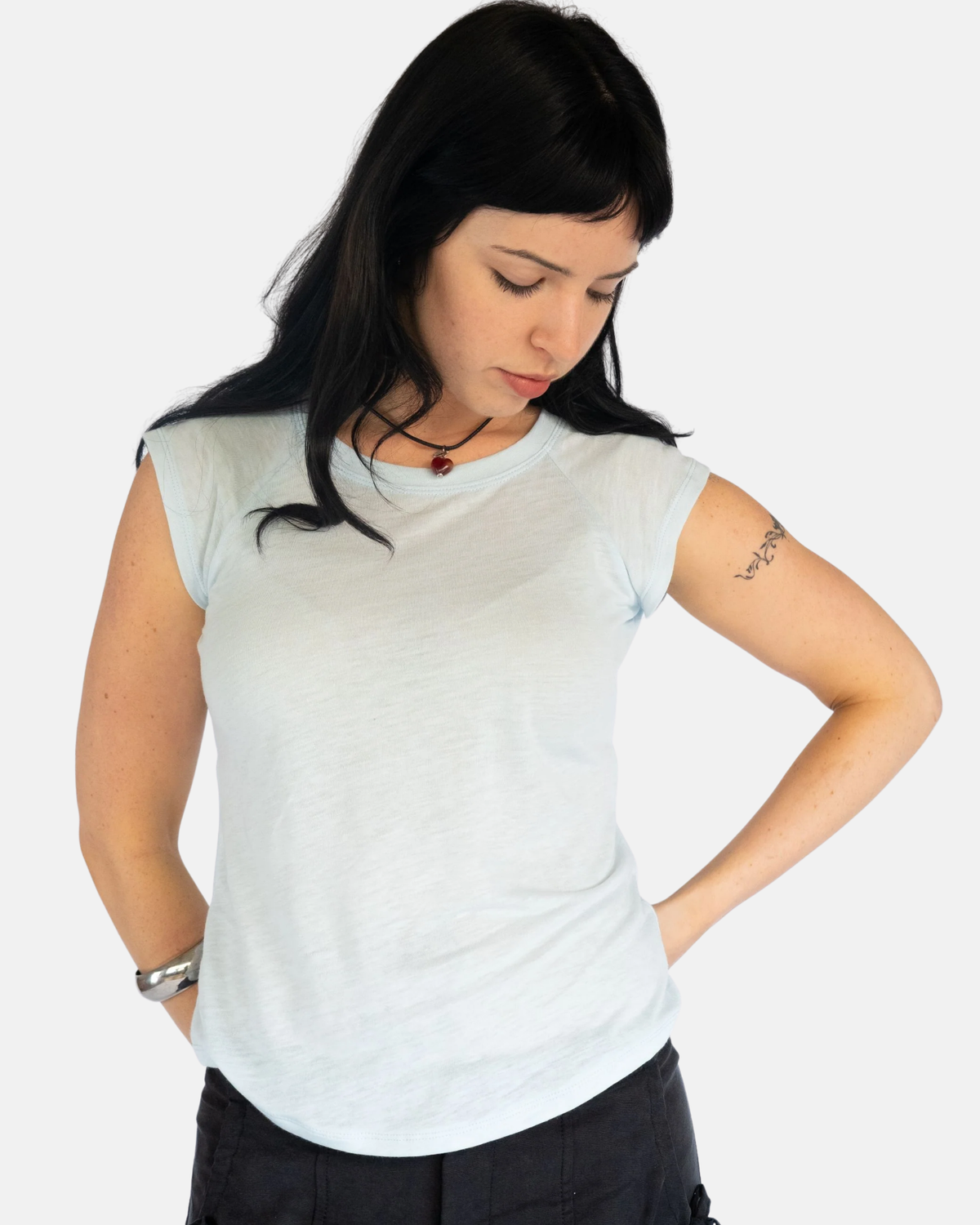 Obelia's Mon Raglan Tee Sky
