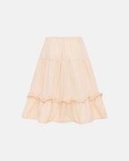 Olga Joan Corded Petticoat Skirt Bianca