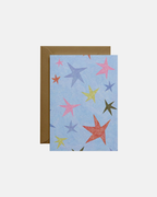 Molly Stredwick A6 Greeting Card Illustrated Stars Blank Greeting Card