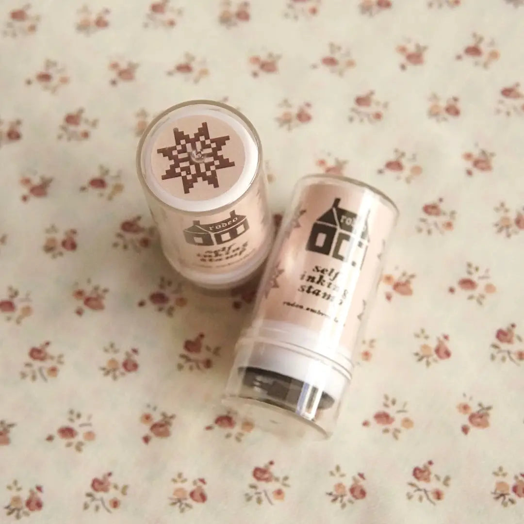 Rodeo Embroidery Quilt Star Self Inking Stamp