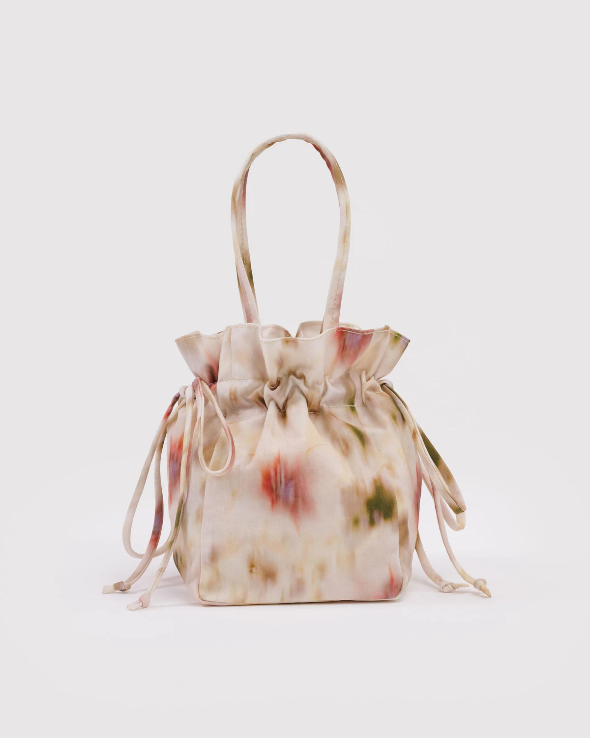 NYLON DRAWSTRING BAG | ABSTRACT FLORAL