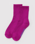 RIBBED SOCK | DEEP FUCHSIA