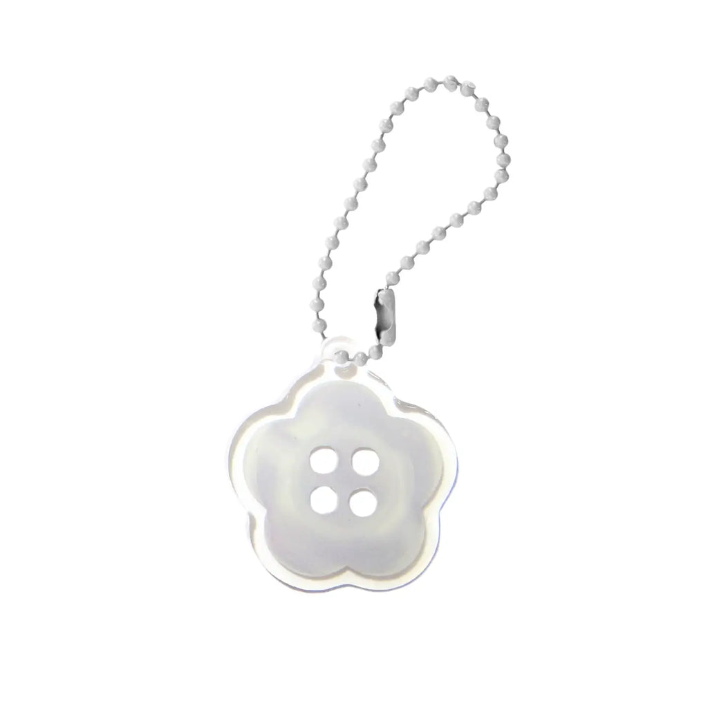 FLOWER BUTTON KEYCHAIN | UNLUCKY WISHES