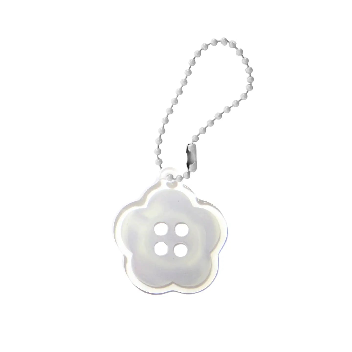 FLOWER BUTTON KEYCHAIN | UNLUCKY WISHES