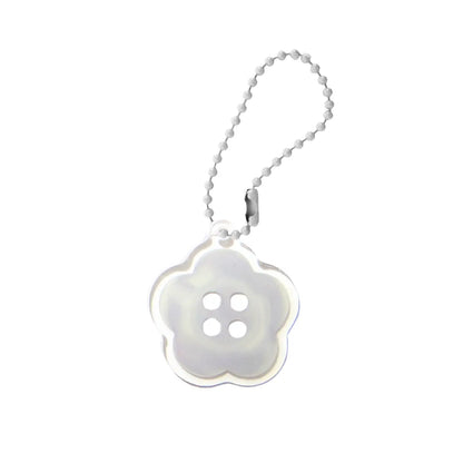 FLOWER BUTTON KEYCHAIN | UNLUCKY WISHES