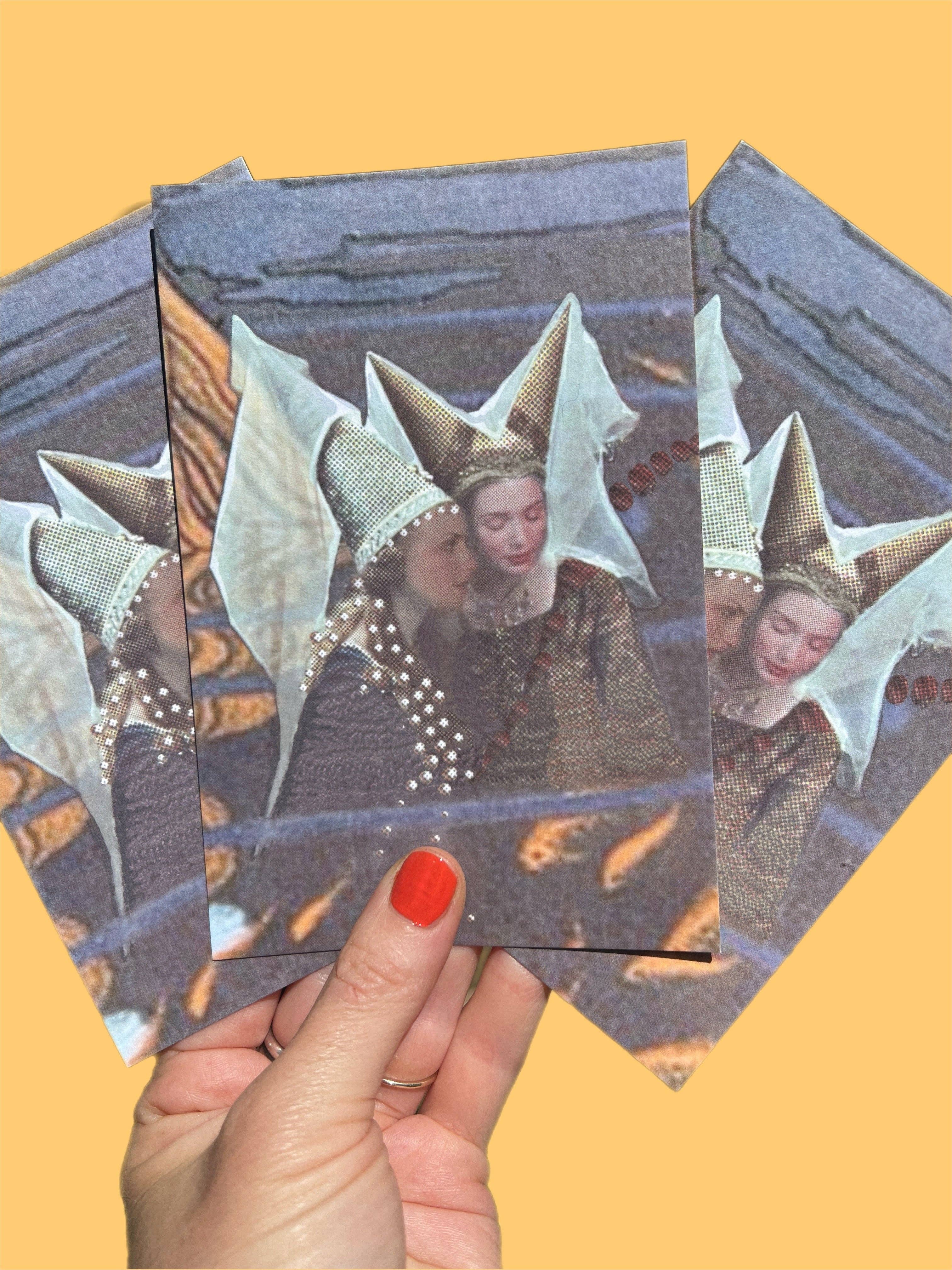 POSTCARD Two Princesses In The Water