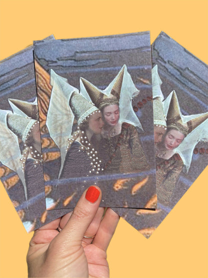 POSTCARD Two Princesses In The Water