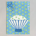 Kiku Print Rice Bowl Postcard