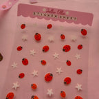 Jollie Ollie Designs Ladybug Sticker Sheet
