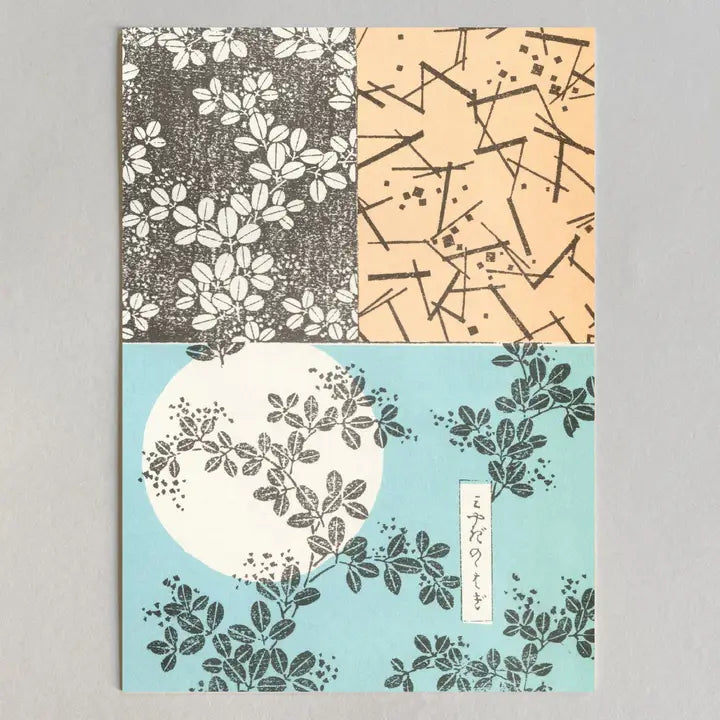 Kiku Print Meiji Moonlight Postcard