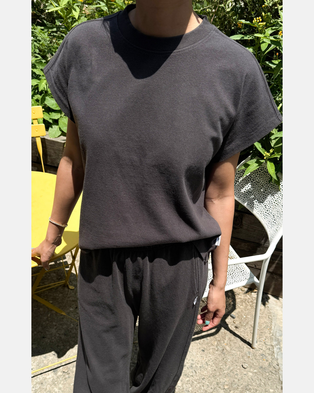 Le Bon Shoppe Jeanne Tee Dark Slate
