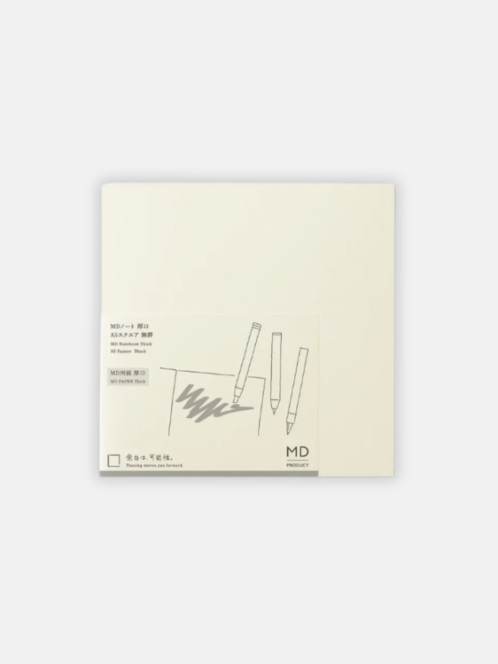 THICK A5 SQUARE | MIDORI MD NOTEBOOK