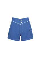 SNAP FRONT BOARDSHORT | ELECTRIC BLUE