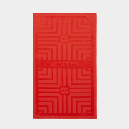 LE SPECS BEACH TOWEL | CHILLI RED