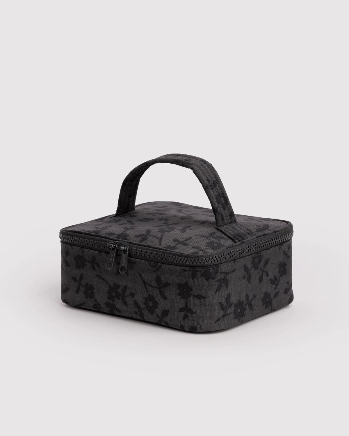 Baggu Small Cosmetic Case Charcoal Ditsy Floral