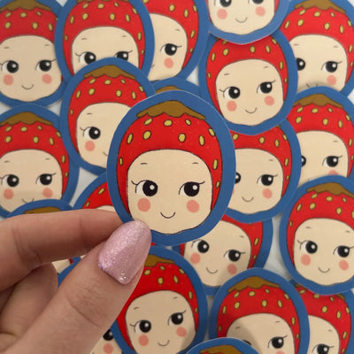 BABY STRAWBERRY STICKER | NANY CRAFT SHOP