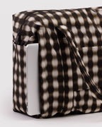 CLOUD CARRY ON | BLURRED GINGHAM BROWN