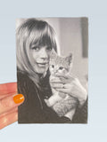 POSTCARD Marianne with Cat