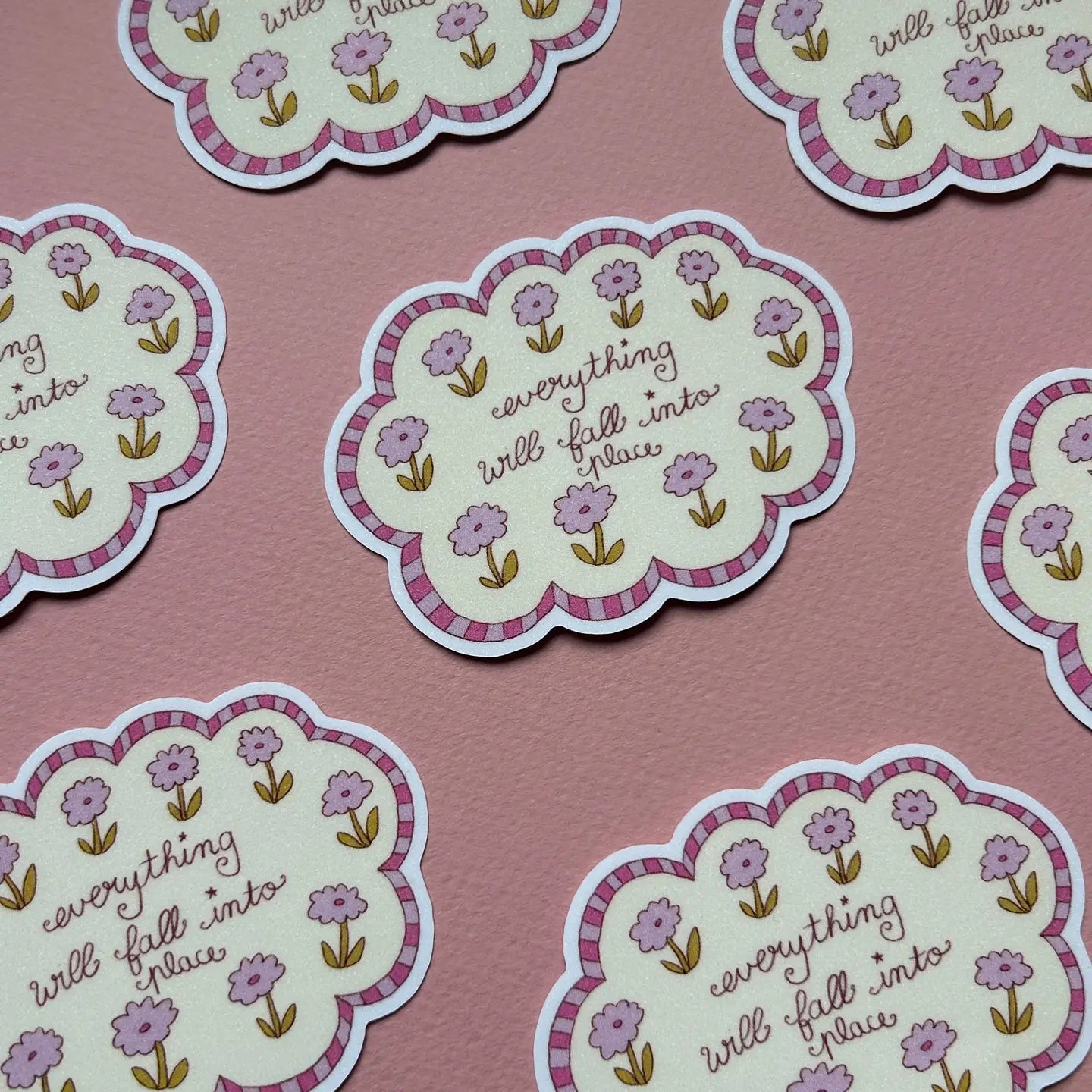 CLOUD FLOWERS STICKER | NANY CRAFT SHOP