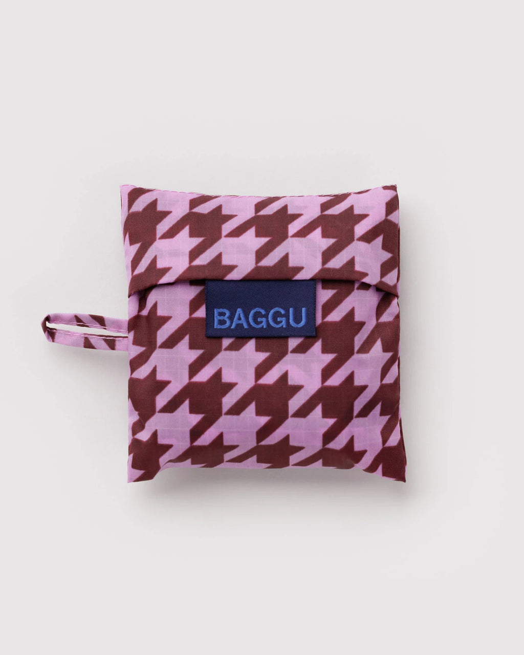 Baby Baggu Pink Houndstooth