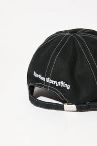 CORE RECYCLED SIX PANEL CAP | BLACK