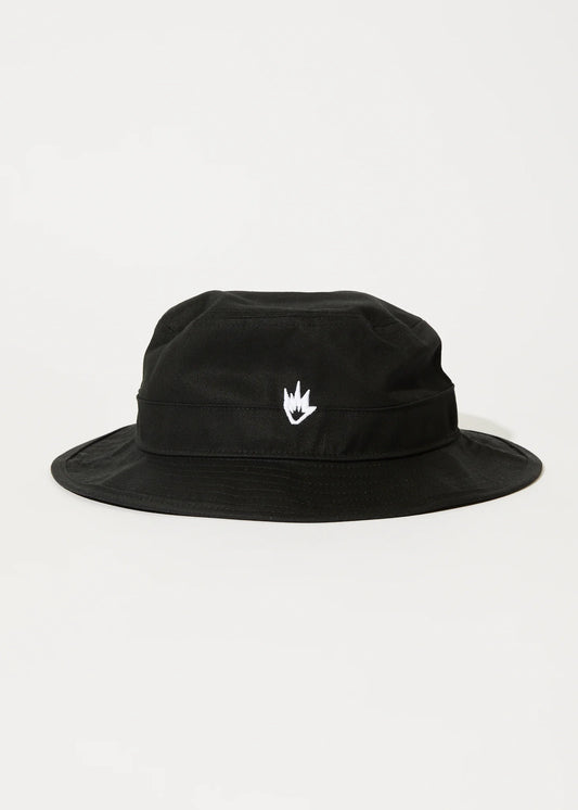 FLAME BUCKET HAT | BLACK