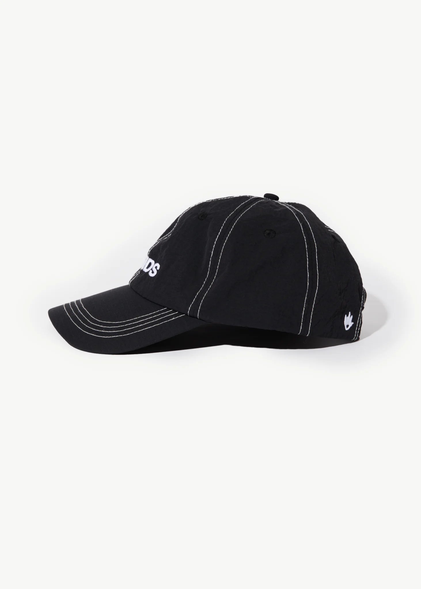 VINYL SIX PANEL CAP | BLACK