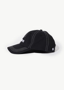 VINYL SIX PANEL CAP | BLACK
