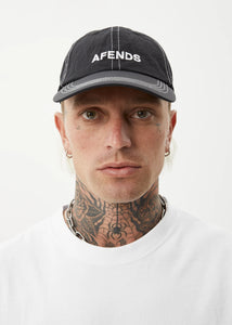VINYL SIX PANEL CAP | BLACK