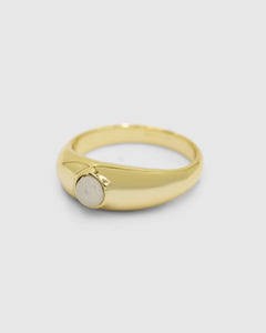 ADA MOONSTONE RING | GOLD