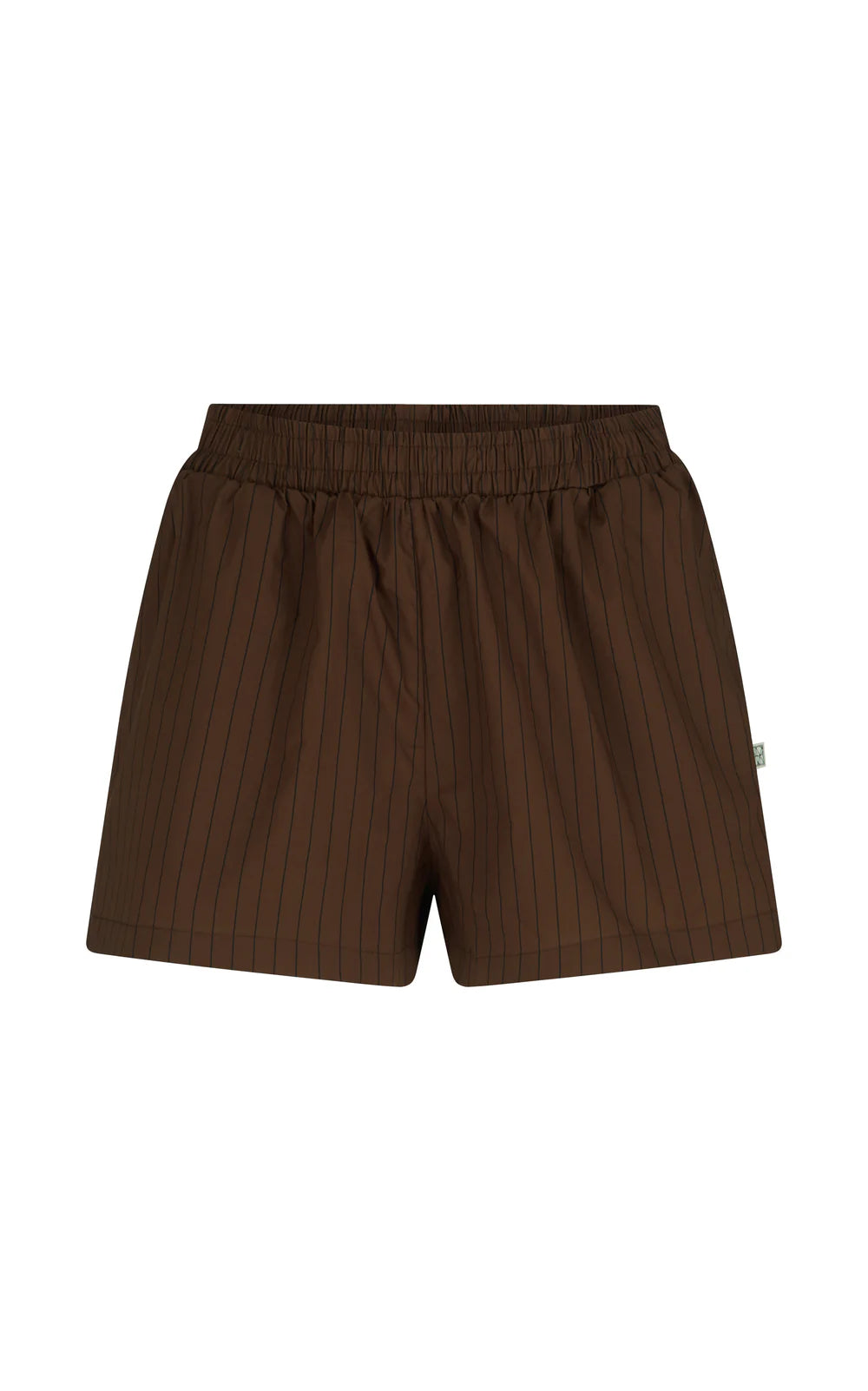AJJA STRIPE SHORT | MOCHA