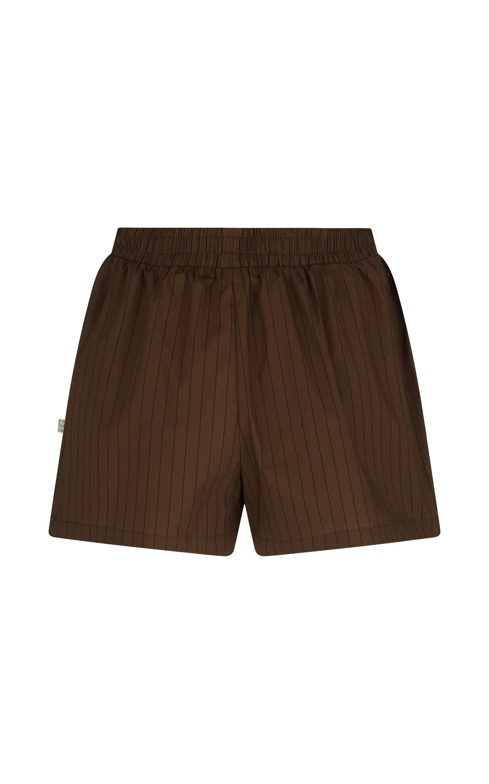 AJJA STRIPE SHORT | MOCHA