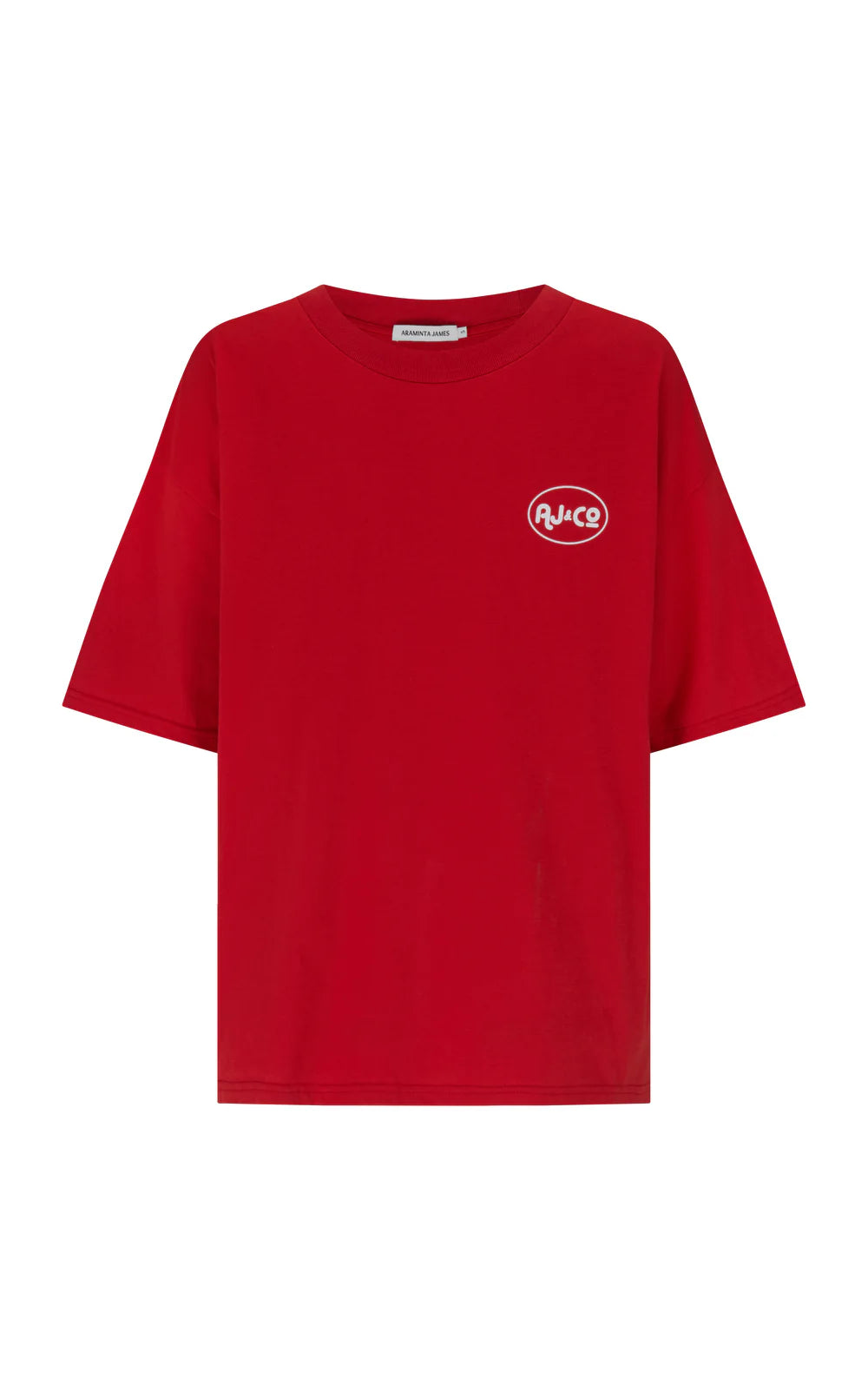 CHILLIN OVERSIZED TEE | POPPY RED