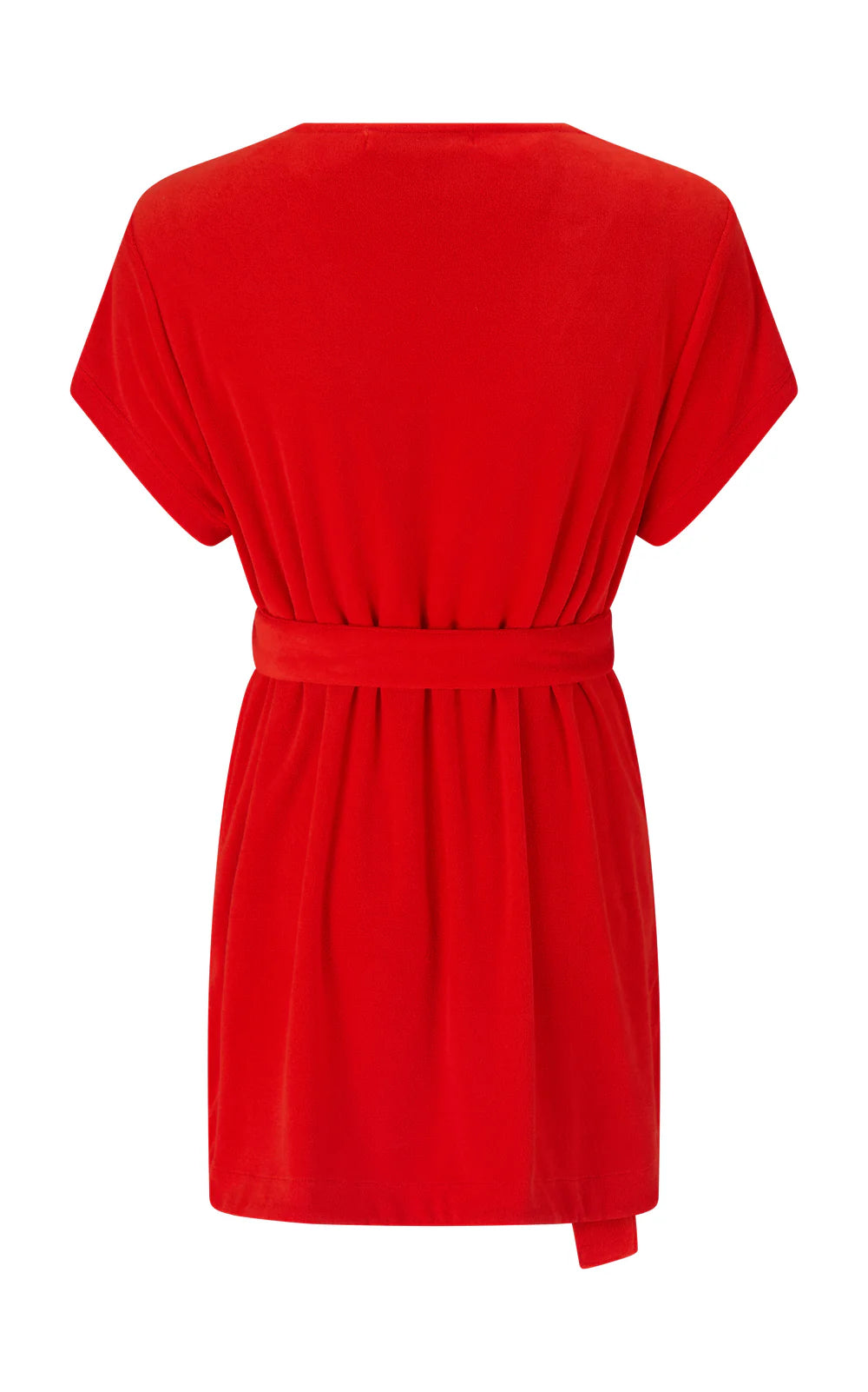 TROPIQUES TERRY DRESS | APPLE RED