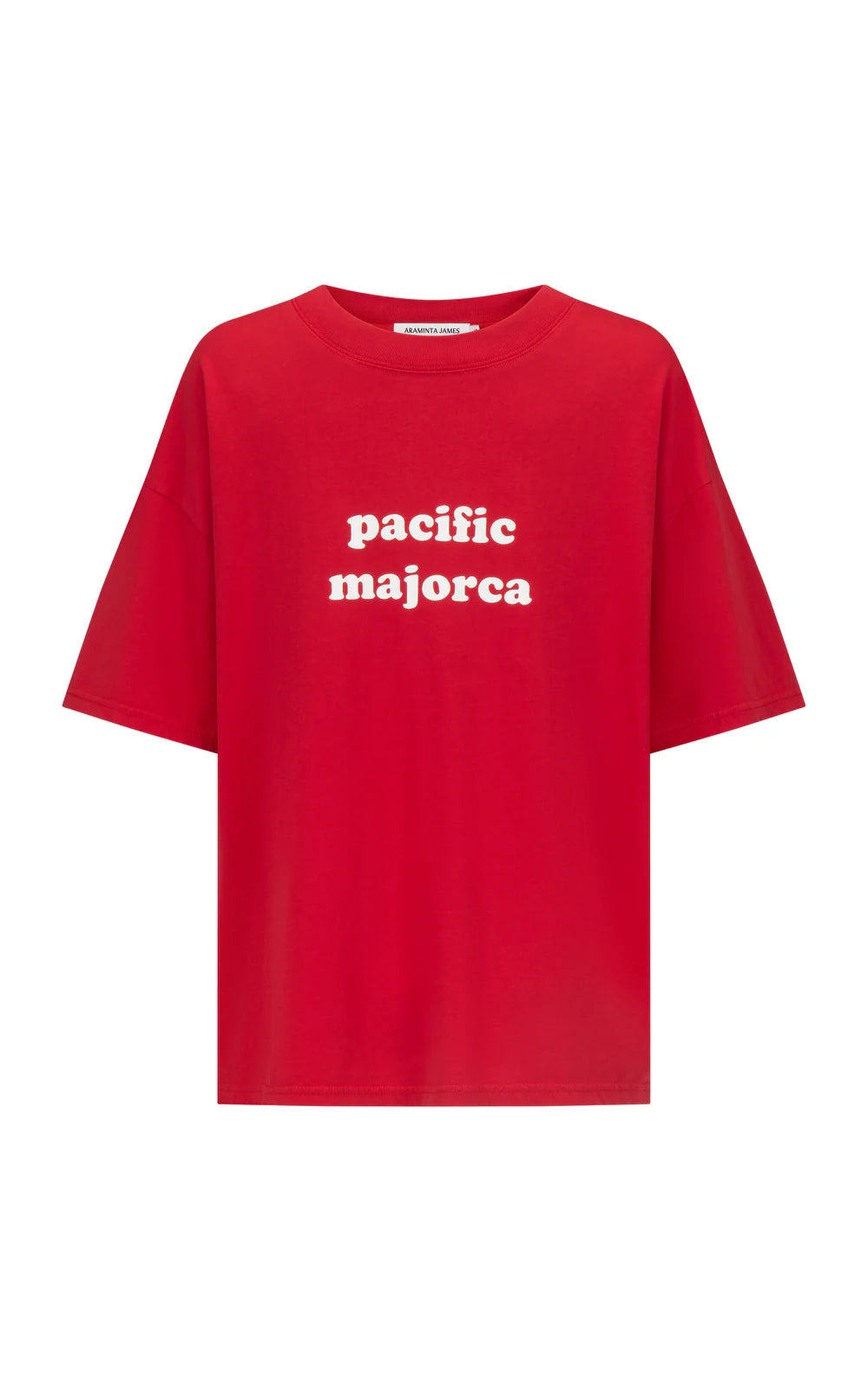 PACIFIC MAJORCA OVERSIZED TEE | WASHED CHERRY PIE