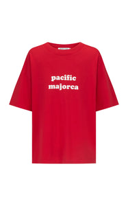 PACIFIC MAJORCA OVERSIZED TEE | WASHED CHERRY PIE