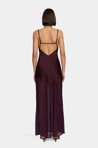ALIZE MIDI DRESS | PLUM
