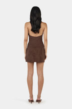 ANOUSHA HALTER TOP | CHOCOLATE ANGLAISE