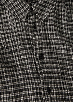 ASTA SEERCUCKER CUBAN SHIRT | STEEL CHECK
