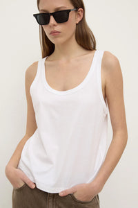 ADRIA JERSEY TANK | WHITE