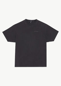 STAPLE HEMP BOXY LOGO T-SHIRT | STONE BLACK