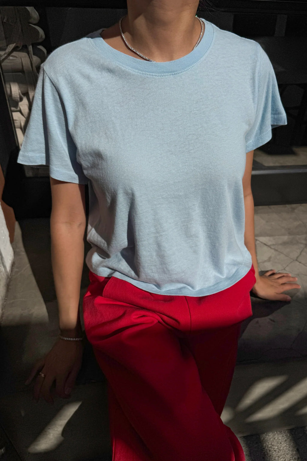 Le Bon Shoppe Airy Darling Tee Baby Blue