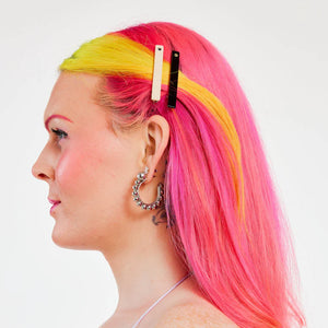 ALLIE CLIPS | CREAM AND BLACK