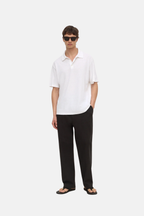 Assembly Label Alonzo Knit Polo White