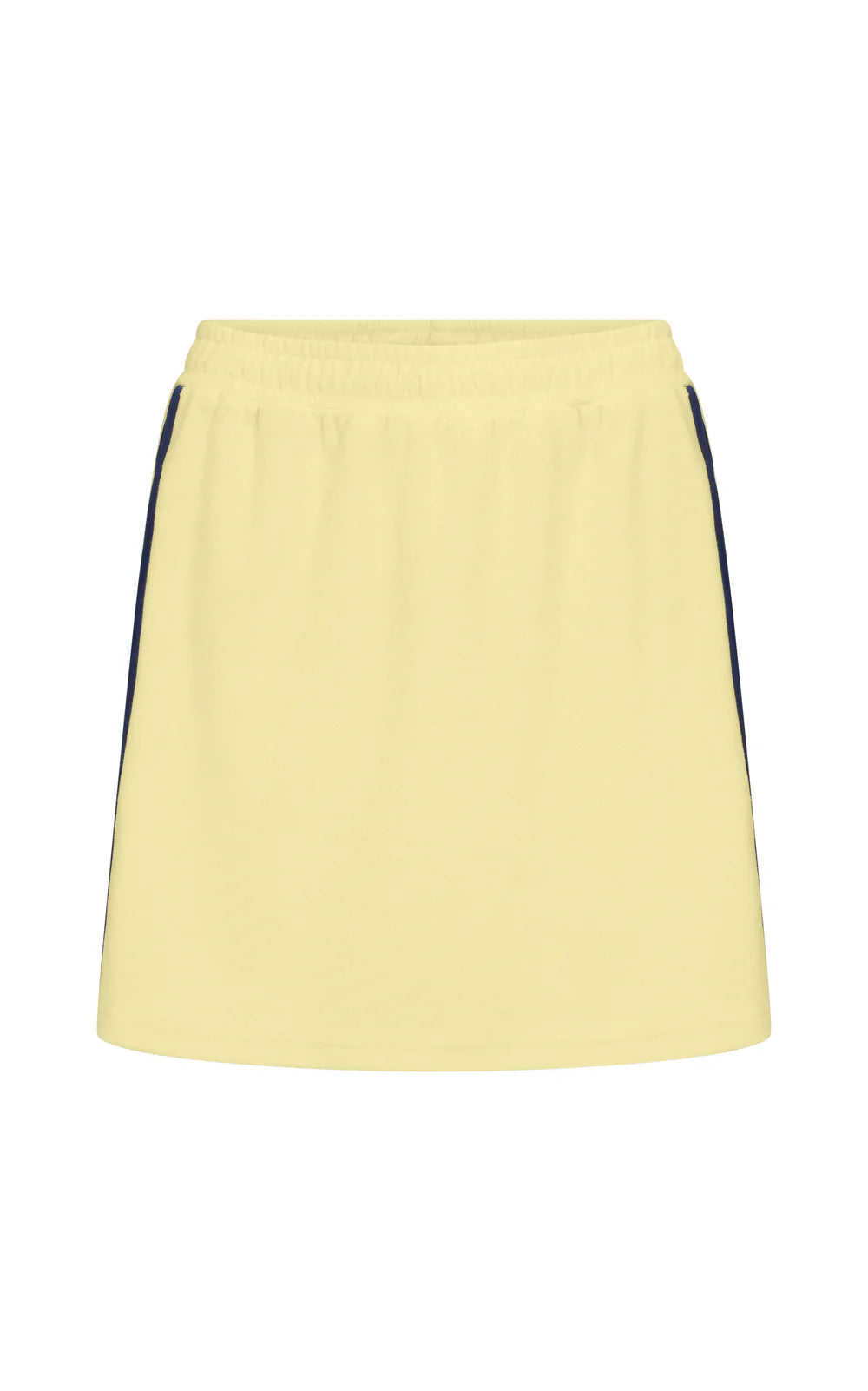 VOYAGE TERRY SKIRT | LEMON CREAM
