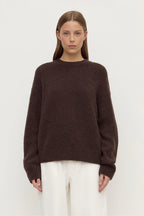 ARIEL KNIT | DARK CHOC