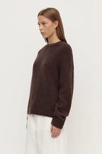 ARIEL KNIT | DARK CHOC