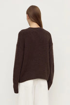 ARIEL KNIT | DARK CHOC